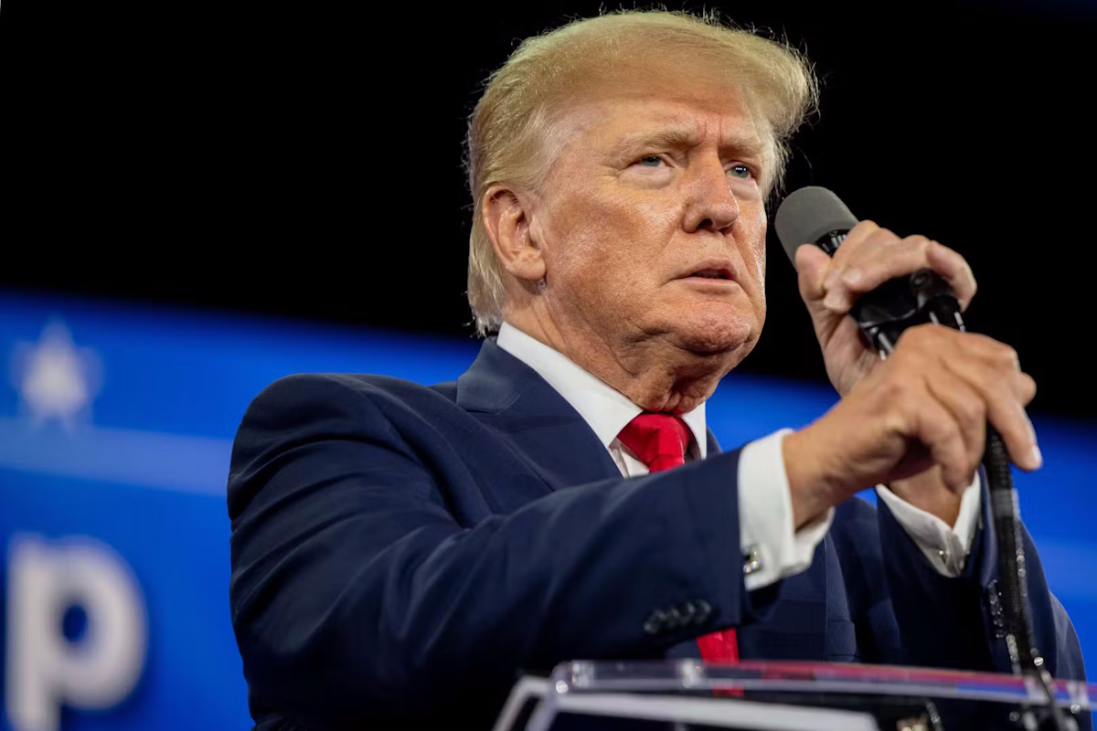 Trump again