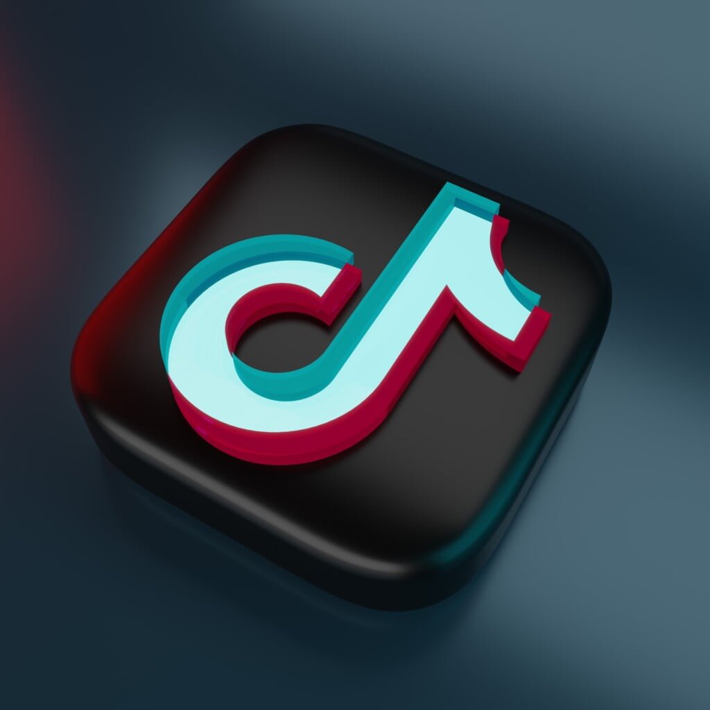 Tik Tok 3D Render Icon